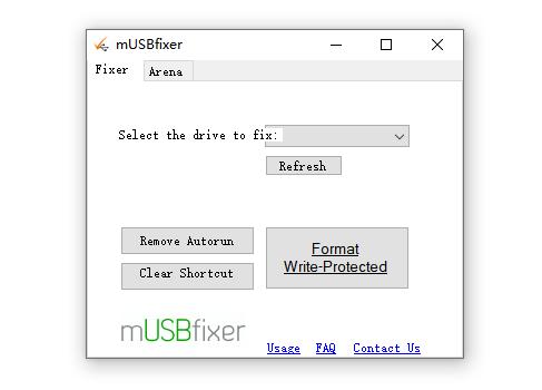 mUSBfixer下载,U盘工具,格式化,U盘修复