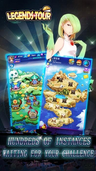 传奇巡回赛手游最新版(legends tour)下载,传奇巡回赛,卡牌手游,冒险手游